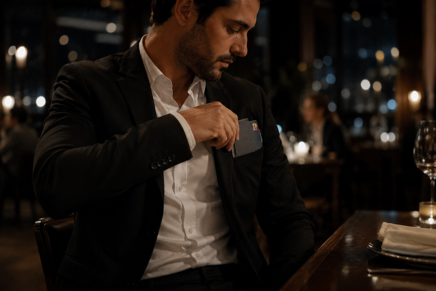 Portefeuille Slim Aluminium