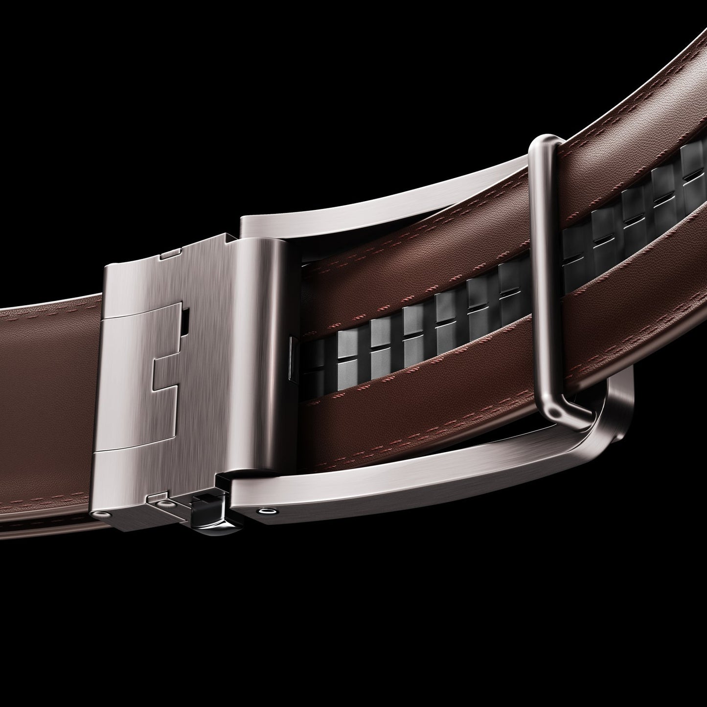 Ceinture Automatique Cuire de Veau Grainé