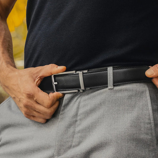 Ceinture Automatique Cuire de Veau Grainé