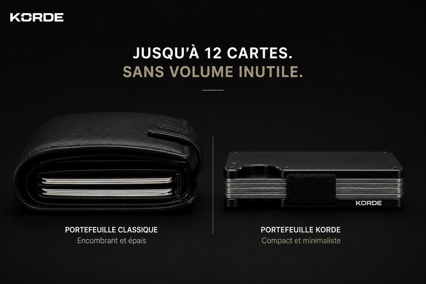 Portefeuille Slim Aluminium