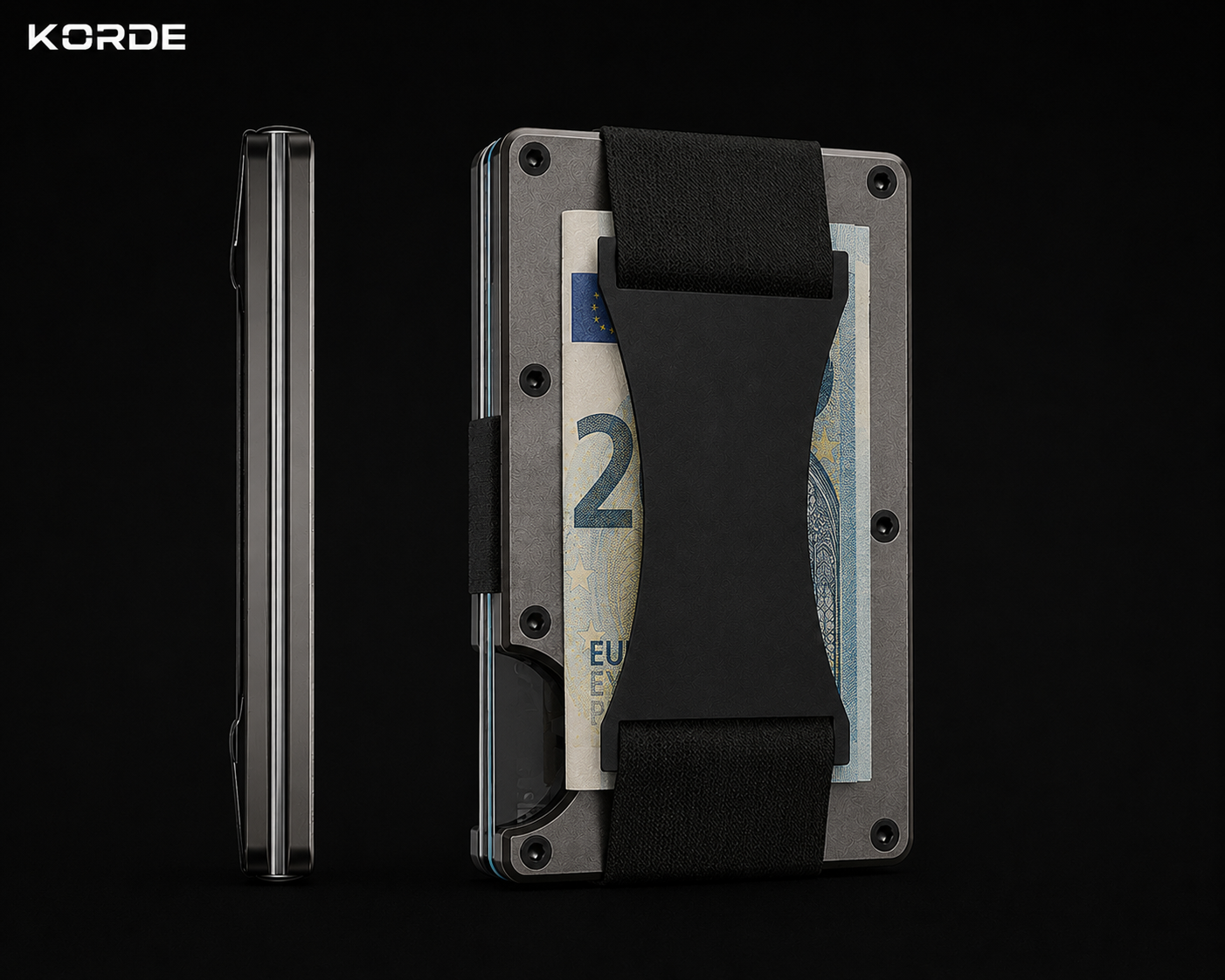 Portefeuille Slim Aluminium