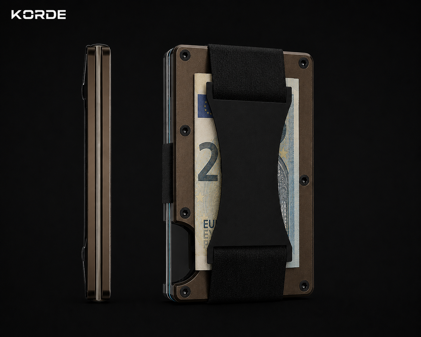 Portefeuille Slim Aluminium